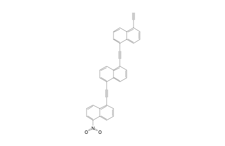 1-Ethynyl-5-[2-[5-[2-(5-nitro-1-naphthalenyl)ethynyl]-1-naphthalenyl]ethynyl]naphthalene