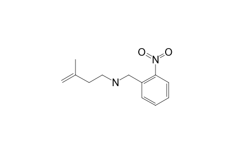 N-(3'-methylbut-3'-enyl)-2-nitrobenzylamine