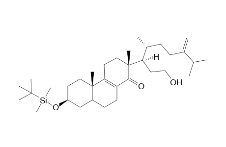 3.beta.-Butyldimethylsilyloxy-15-hydroxy-14,15-seco-ergosta-8(9),24(28)-dien-14-one