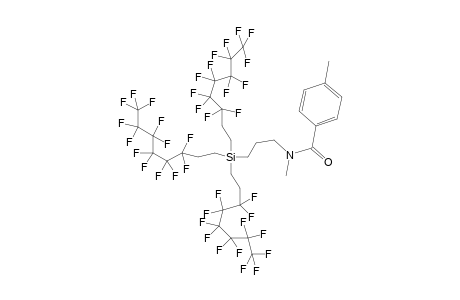 N-[3-[Tris(2-perfluorohexylethyl)silyl]propyl]-N-methyl-N-(4-methylbenzoyl)amide