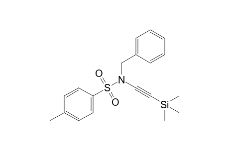 4-Methyl-N-(phenylmethyl)-N-(2-trimethylsilylethynyl)benzenesulfonamide