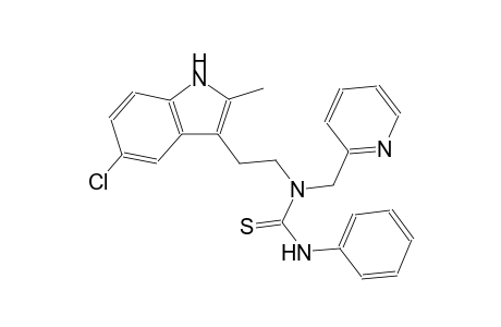 N-[2-(5-chloro-2-methyl-1H-indol-3-yl)ethyl]-N'-phenyl-N-(2-pyridinylmethyl)thiourea