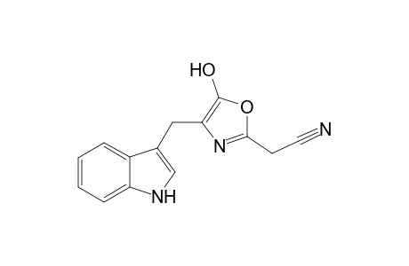 2-[4-(1H-indol-3-yl)methyl-5-hydroxyoxazol-2-yl]acetonitrile
