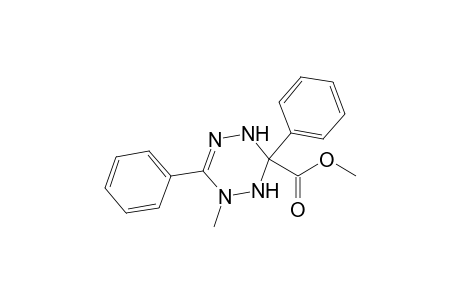 3-(Methoxycarbonyl)-3,6-diphenyl-1,2,3,4-tetrahydro-1-methyl-1,2,4,5-tetrazine