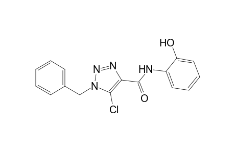 1H-1,2,3-Triazole-4-carboxamide, 5-chloro-N-(2-hydroxyphenyl)-1-(phenylmethyl)-