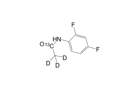 N-(2,4-Difluorophenyl)-[2,2,2-D3,1-13C]acetamide