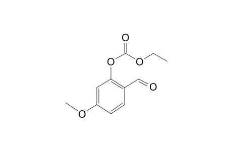 Benzaldehyde, 2-(ethoxycarbonyl)oxy-4-methoxy-