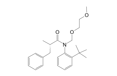 (Ra*,2S*)-N-(2-tert-butylphenyl)-N-(2-methoxyethoxymethyl)-2-methyl-3-phenylpropionamide
