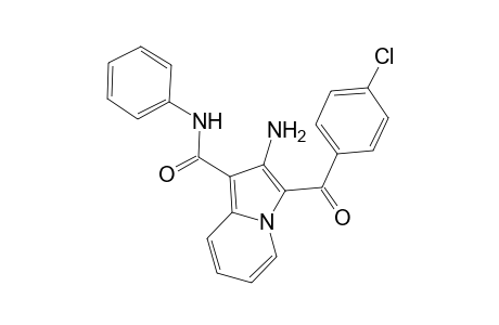 2-Amino-3-[(4-chlorophenyl)carbonyl]-N-phenylindolizine-1-carboxamide
