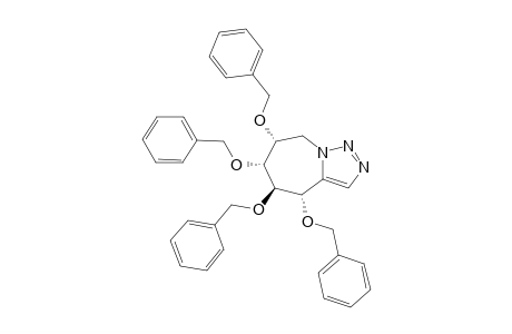 (4S,5R,6S,7R)-4,5,6,7-TETRAKIS-(BENZYLOXY)-5,6,7,8-TETRAHYDRO-4H-[1,2,3]-TRIAZOLO-[1,5-A]-AZEPINE