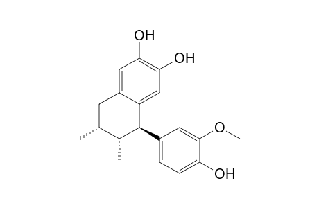 (1R,2R,3R)-1-(4-hydroxy-3-methoxy-phenyl)-2,3-dimethyl-tetralin-6,7-diol