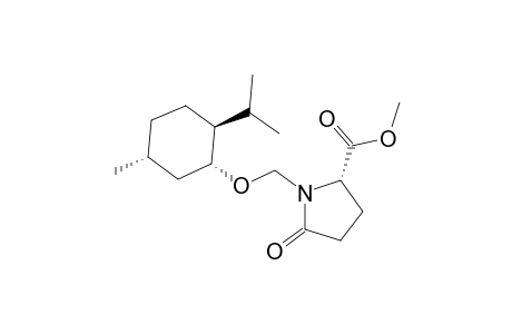 (S)-1-((1R,2S,5R)-2-Isopropyl-5-methyl-cyclohexyloxymethyl)-5-oxo-pyrrolidine-2-carboxylic acid methyl es ter