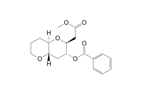 (2S,3R,4aS,8aR)-2-[(Methoxycarbonyl)methyl]octahydropyrano[3,2-b]pyran-3-yl Benzoate