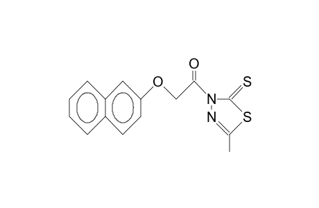 5-Methyl-3-(2-naphthoxy-acetyl)-1,3,4-thiadiazol-2-one