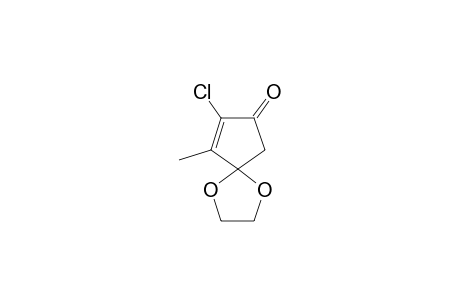 8-chloro-9-methyl-1,4-dioxaspiro[4.4]non-8-en-7-one