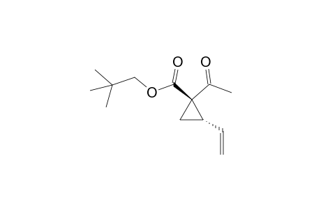 (anti) tert-Butyl 1-acetyl-2-vinylcyclopropane-1-carboxylate