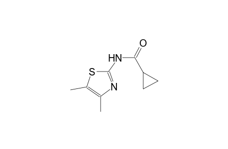 N-(4,5-dimethyl-1,3-thiazol-2-yl)cyclopropanecarboxamide