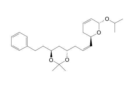 (4S,6S)-4-[(Z)-3-[(2R,6R)-6-isopropoxy-3,6-dihydro-2H-pyran-2-yl]allyl]-2,2-dimethyl-6-phenethyl-1,3-dioxane
