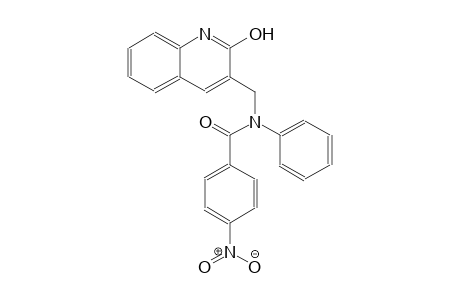 N-[(2-hydroxy-3-quinolinyl)methyl]-4-nitro-N-phenylbenzamide