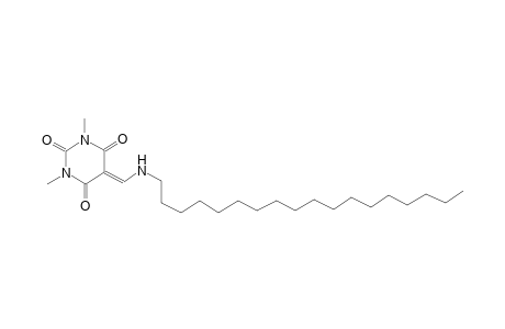 2,4,6(1H,3H,5H)-pyrimidinetrione, 1,3-dimethyl-5-[(octadecylamino)methylene]-
