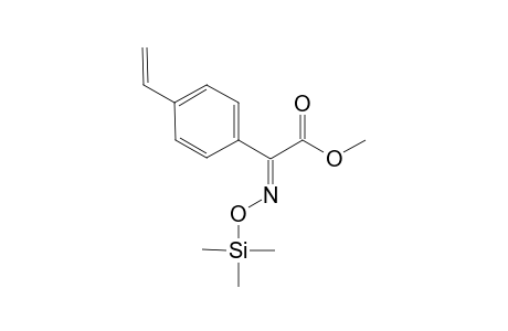 Methyl 2-([trimethylsilyloxy)imino-2-(4'-ethenylphenyl)acetate