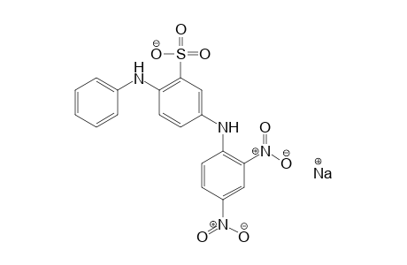 Benzenesulfonic acid, 5-[(2,4-dinitrophenyl)amino]-2-(phenylamino)-, monosodium salt