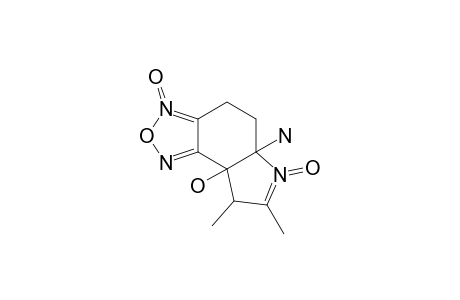 5A-AMINO-7,8-DIMETHYL-8A-HYDROXY-4,5,5A,8A-TETRAHYDRO-8-H-PYRROLO-[2.3-E]-BENZOFURAZAN-3,6-DIOXIDE