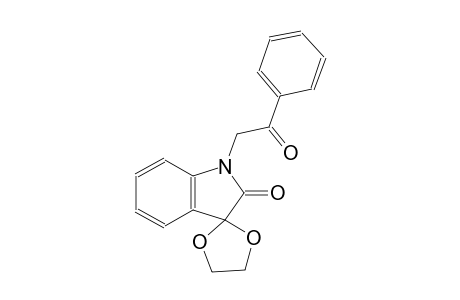 1'-(2-oxo-2-phenylethyl)spiro[[1,3]dioxolane-2,3'-indolin]-2'-one
