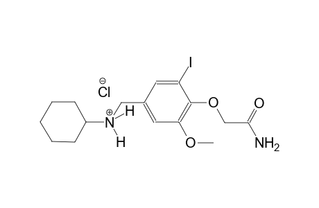 N-[4-(2-amino-2-oxoethoxy)-3-iodo-5-methoxybenzyl]cyclohexanaminium chloride
