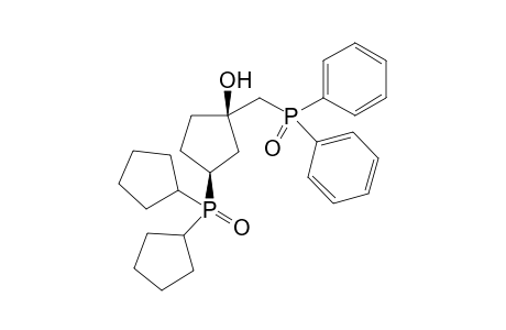 (1R,3S)-3-dicyclopentylphosphoryl-1-(diphenylphosphorylmethyl)cyclopentanol