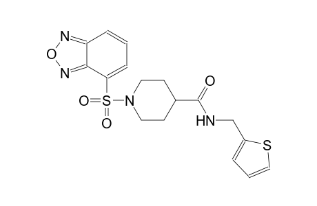 1-(2,1,3-benzoxadiazol-4-ylsulfonyl)-N-(2-thienylmethyl)-4-piperidinecarboxamide
