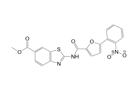 6-benzothiazolecarboxylic acid, 2-[[[5-(2-nitrophenyl)-2-furanyl]carbonyl]amino]-, methyl ester