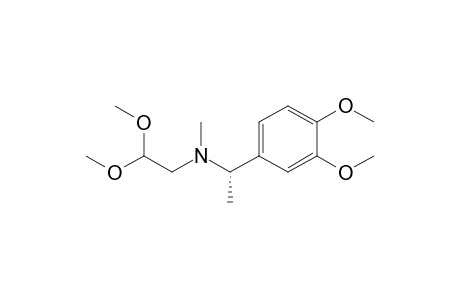 2,2-Dimethoxyethyl-[(1S)-1-(3,4-dimethoxyphenyl)ethyl]-methyl-amine