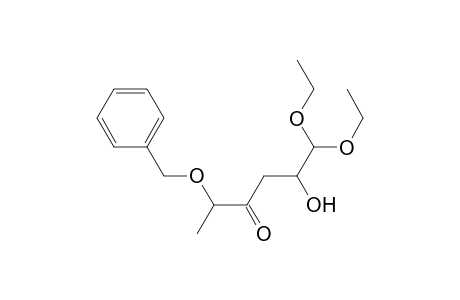 2-(Benzyloxy)-6,6-diethoxy-5-hydroxyhexan-3-one
