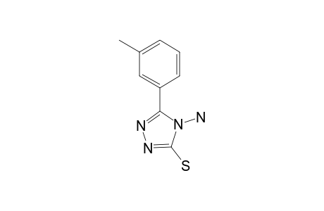 4-Amino-5-(3-methylphenyl)-4H-1,2,4-triazol-3-yl hydrosulfide