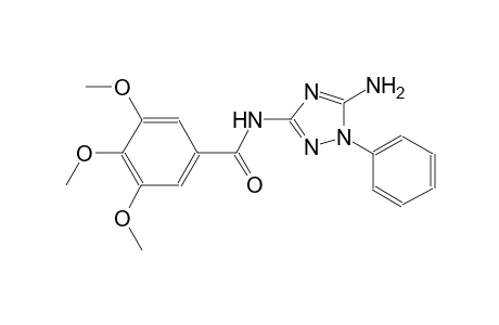 N-(5-amino-1-phenyl-1H-1,2,4-triazol-3-yl)-3,4,5-trimethoxybenzamide