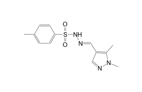 N'-[(E)-(1,5-dimethyl-1H-pyrazol-4-yl)methylidene]-4-methylbenzenesulfonohydrazide