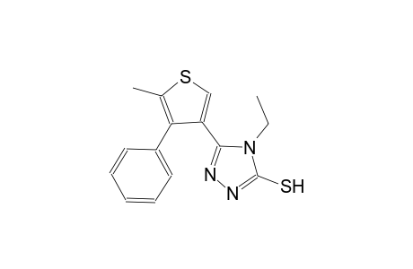 4-ethyl-5-(5-methyl-4-phenyl-3-thienyl)-4H-1,2,4-triazol-3-yl hydrosulfide