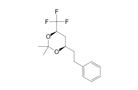 SYN-1,1,1-TRIFLUORO-6-PHENYL-2,4-O-ISOPROPYLIDENE-2,4-HEXANEDIOL