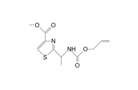 2-(<S>-1-Allyloxycarbonylaminoethyl)-4-methoxycarbonyl-thiazole