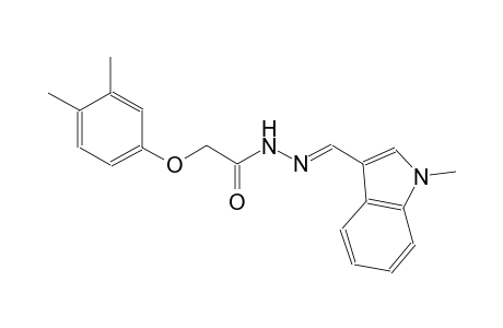 acetic acid, (3,4-dimethylphenoxy)-, 2-[(E)-(1-methyl-1H-indol-3-yl)methylidene]hydrazide