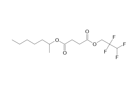 Succinic acid, 2,2,3,3-tetrafluoropropyl 2-heptyl ester