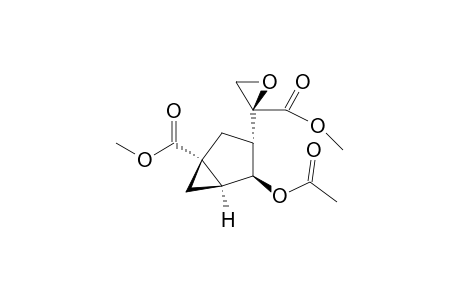 (1R,3S,4S,5S,1'S)-(+)-4-Acetoxy-3-(1',2'-epoxyethyl-1'-methoxycarbonyl)-1-methoxycarbonylbicyclo[3.1.0]hexane