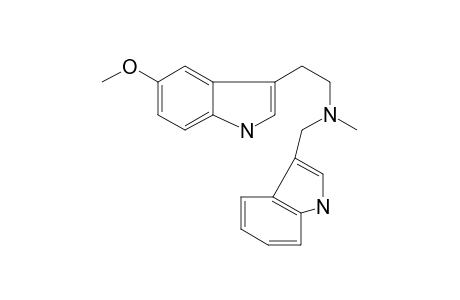 N-METHYL,3'-INDOLYLMETHYL-6-METHOXY-TRYPTAMINE