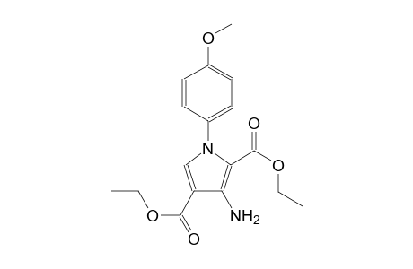 1H-pyrrole-2,4-dicarboxylic acid, 3-amino-1-(4-methoxyphenyl)-, diethyl ester