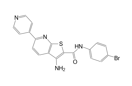 thieno[2,3-b]pyridine-2-carboxamide, 3-amino-N-(4-bromophenyl)-6-(4-pyridinyl)-