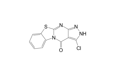 3-Chloro-4-oxo-2H-pyrazolo[3',4' : 4,5]pyrimido[2,1-b]benzothiazole