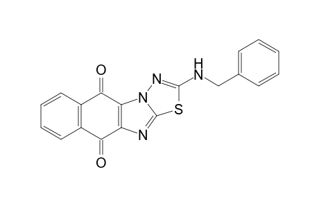 2-Benzylaminonaphtho[4,5]imidazo[2,1-b][1,3,4]thiadiazole-5,10-dione