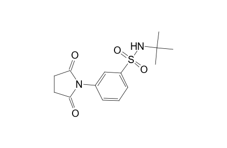N-(tert-Butyl)-3-(2,5-dioxo-1-pyrrolidinyl)benzenesulfonamide