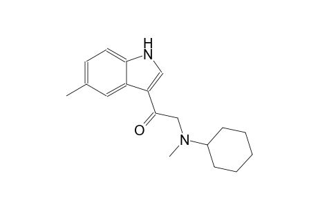 2-[cyclohexyl(methyl)amino]-1-(5-methyl-1H-indol-3-yl)ethanone